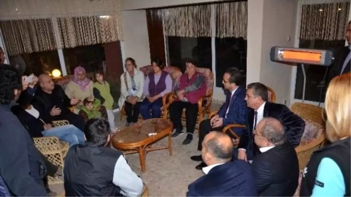 Tezcan ve Kayalı'dan Toprak Kayması Mağdurlarına Ziyaret