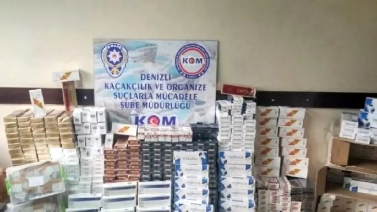 5 Bin 780 Paket Kaçak Sigara Ele Geçirildi