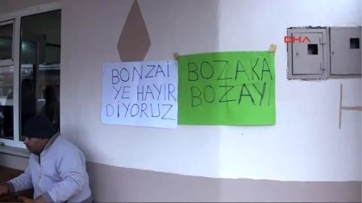 Keşan\'da, \'Bonzaiye Hayır\' Eylemi