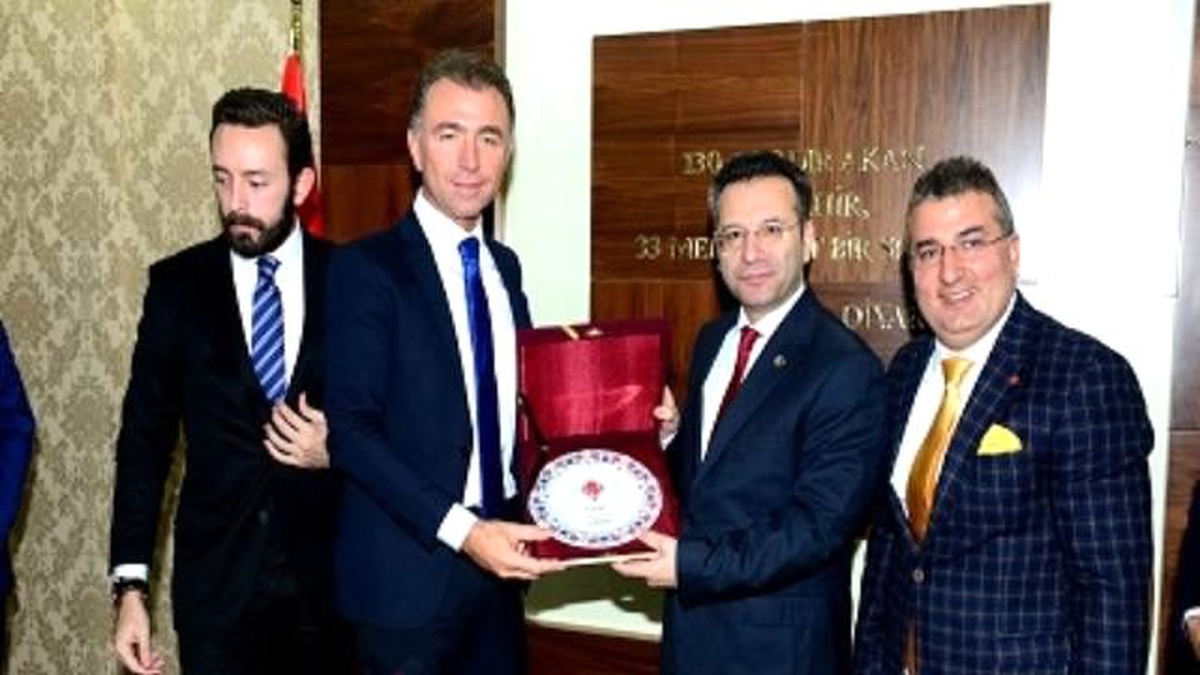 Vali Aksoy GİAF Heyetini Makamında Kabul Etti