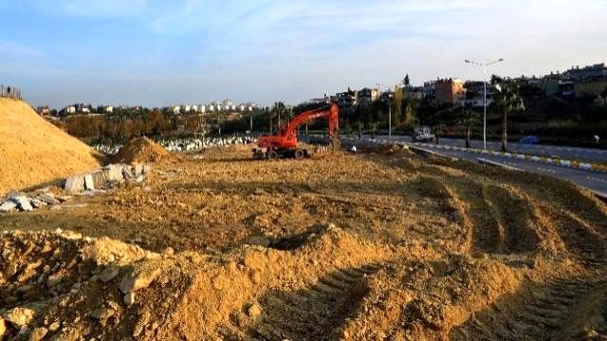 Güneykent Mezarlığı Genişletiliyor