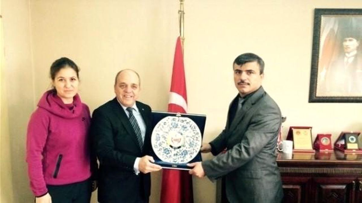 His Başkanı Zorba\'dan Özdemir\'e Ziyaret