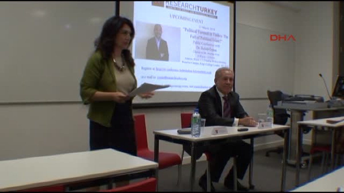 Feyzi İşbaşaran\'ın London School Of Economics\'te Verdiği Konferans