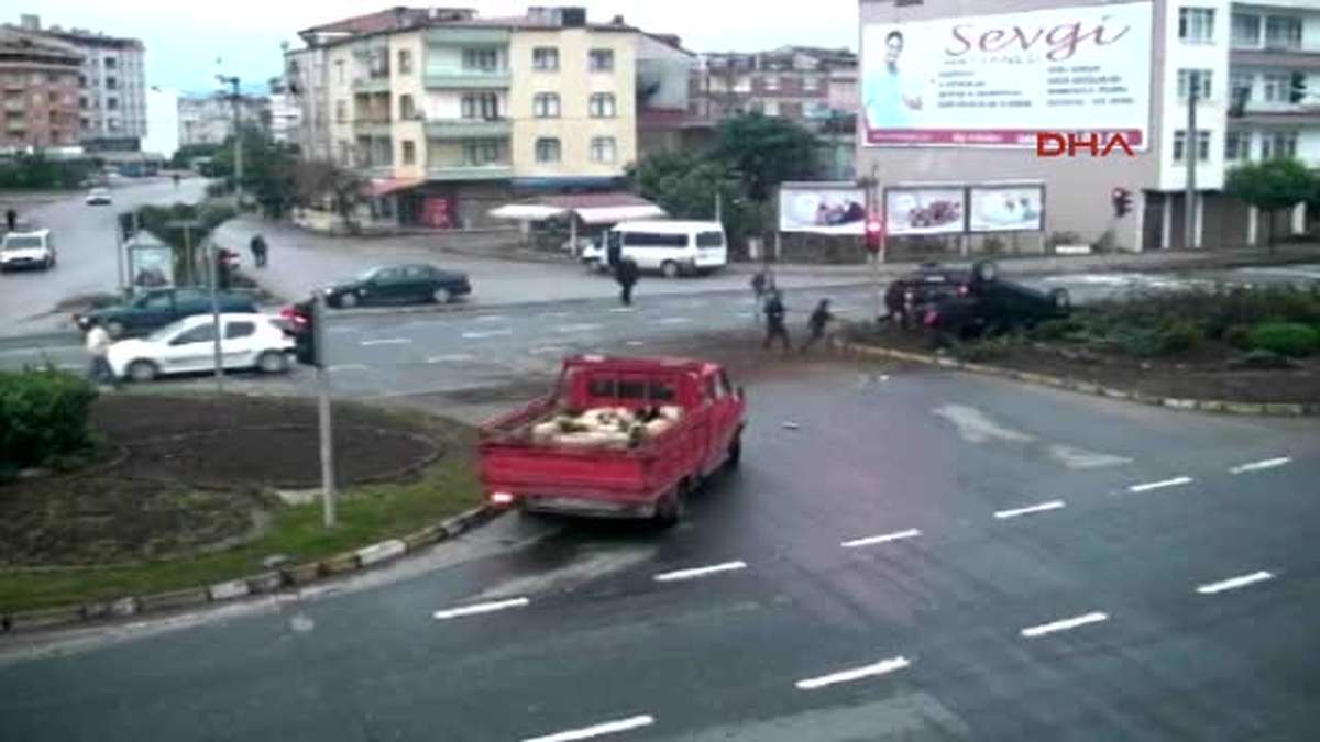 Ordu\'da Kazalar ve İlginç Anlar Mobese\'de