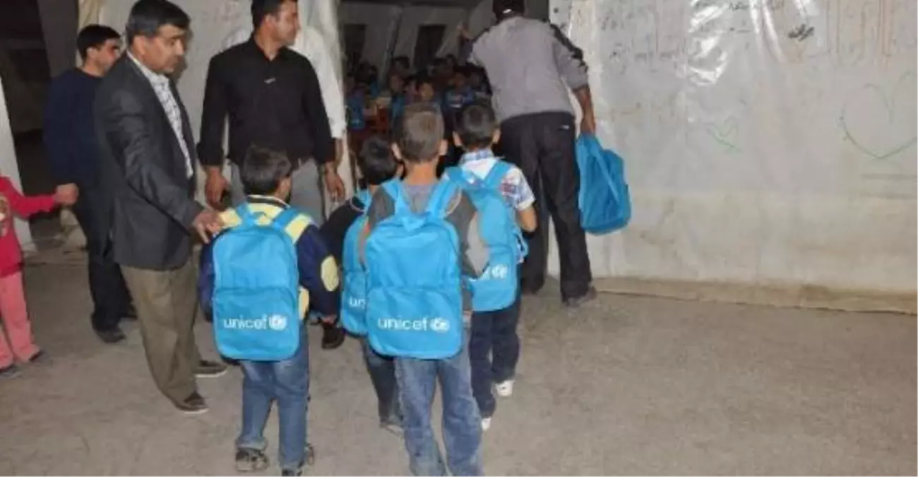 UNICEF\'ten Suriyeli Çocuklara Okul