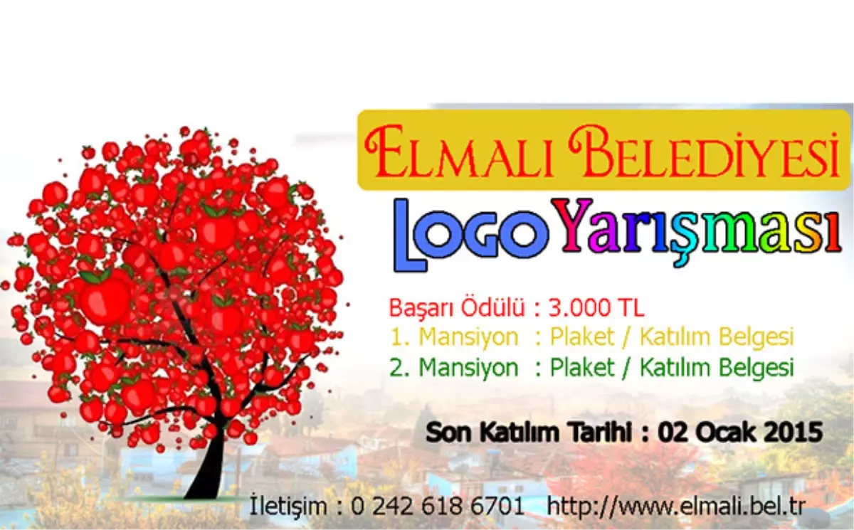 Elmalı Belediyesinde Logo Yarışması