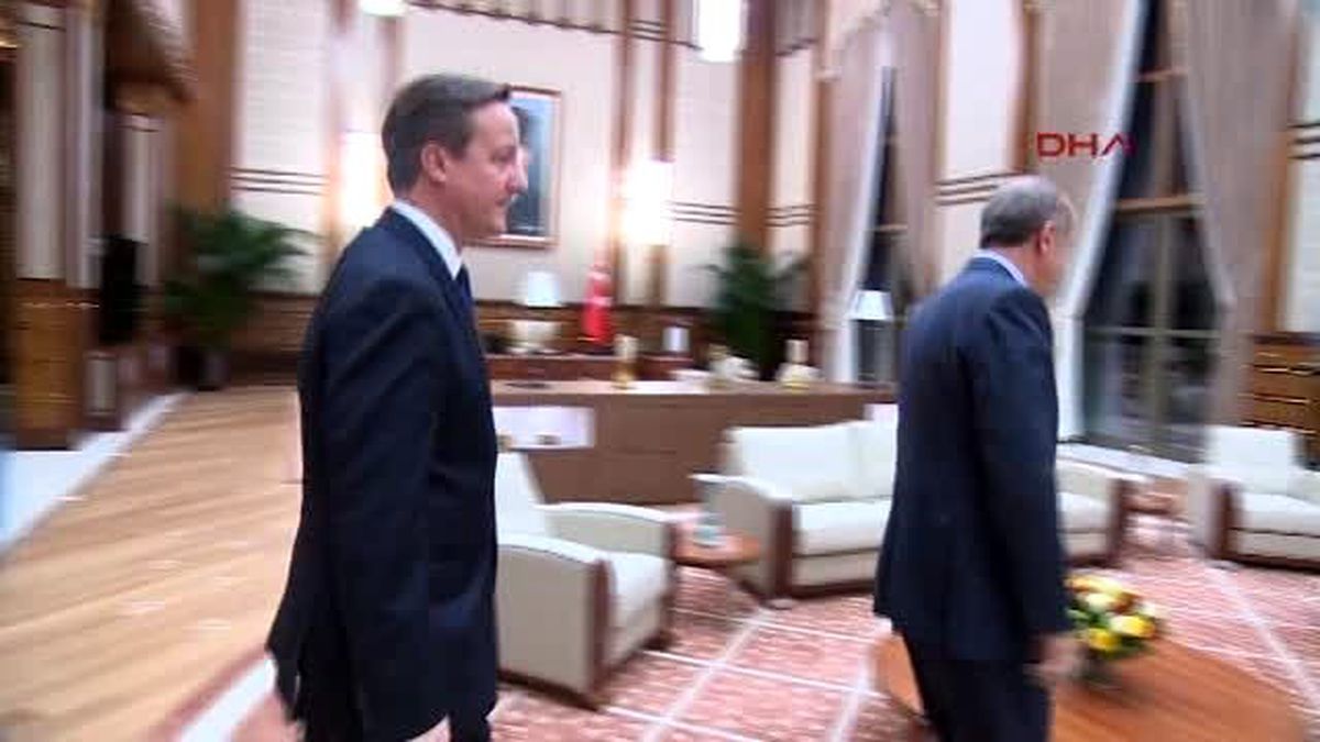 Erdoğan, İngiltere Başbakanı Cameron\'ı Kabul Etti