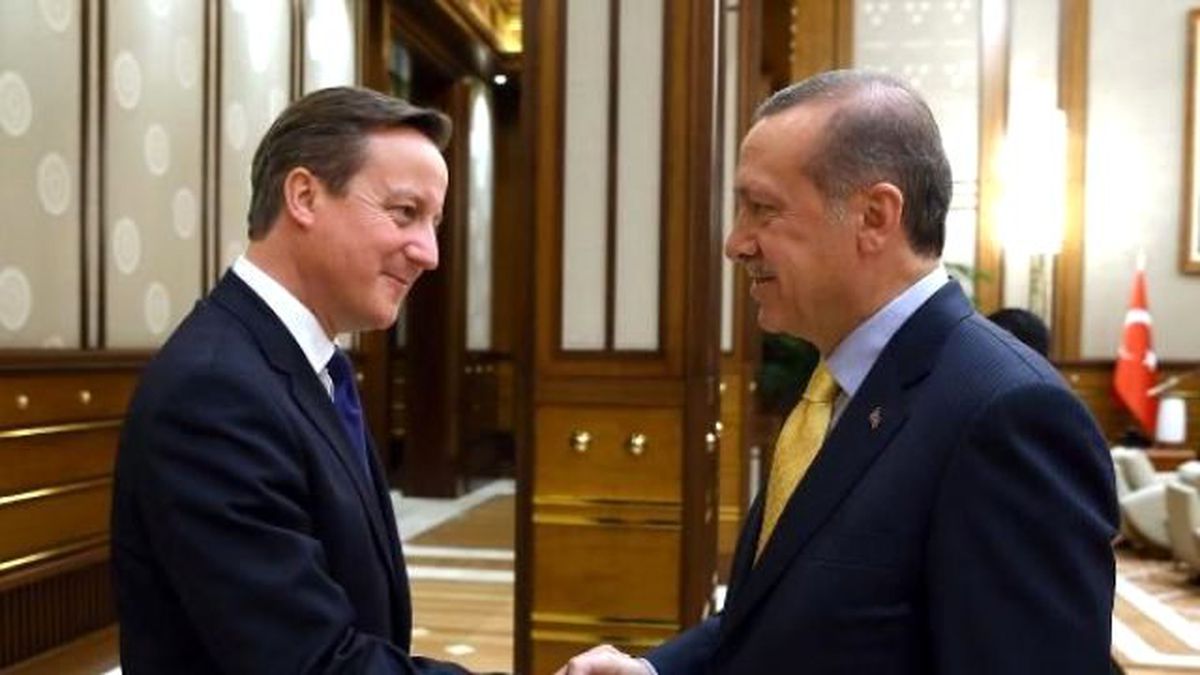 Erdoğan, İngiltere Başbakanı Cameron\'u Kabul Etti