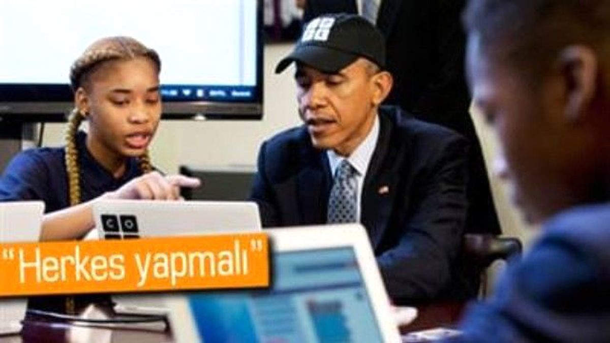 Obama, Bilgisayar Programı Yazan İlk Başkan Oldu