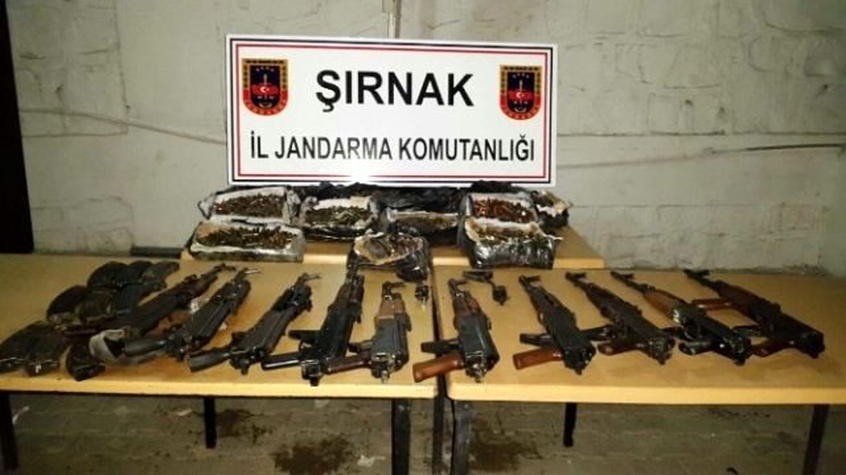 Şırnak\'ta 10 Adet Uzun Namlulu Silah Ele Geçirildi