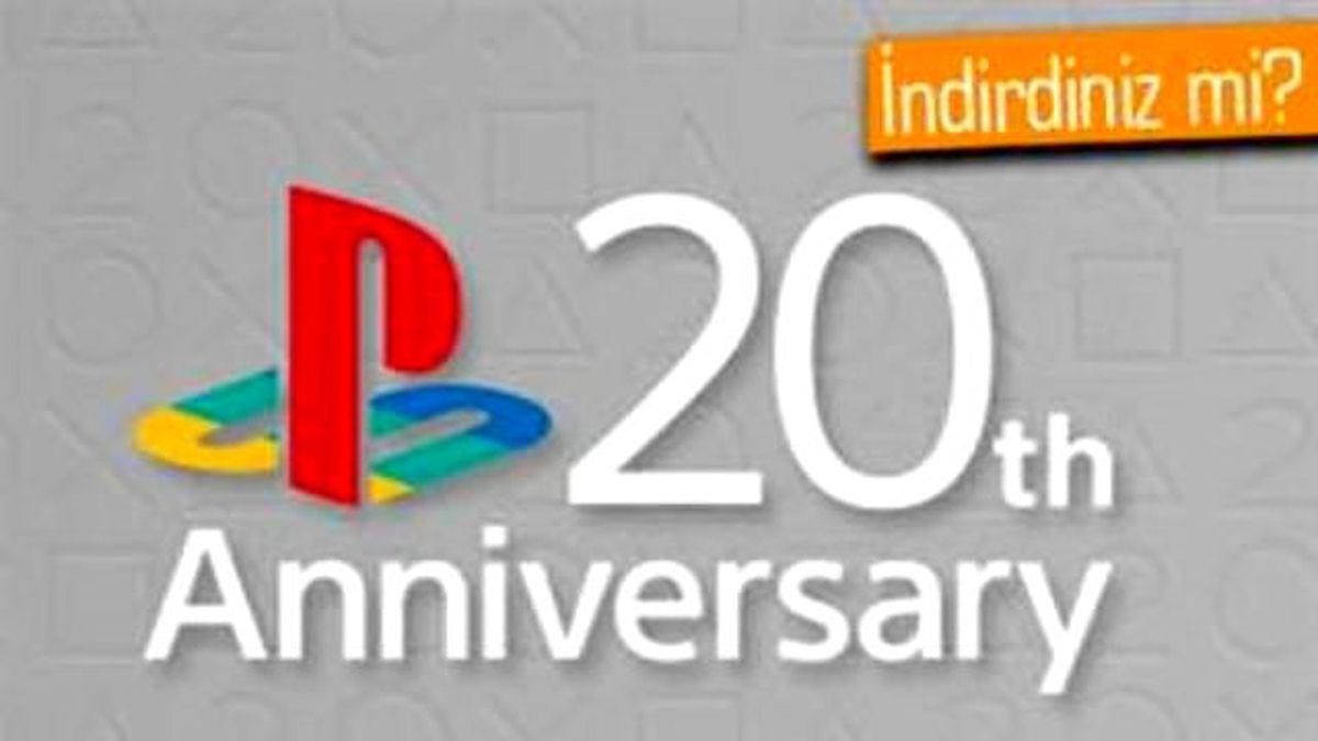 Sony\'den 20. Yıla Özel Ücretsiz Playstation Teması