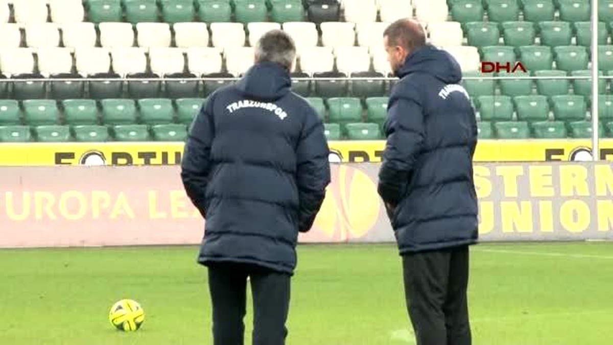 Trabzonspor, Legia Varşova Maçına Hazır