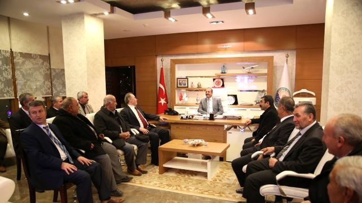 Bala İlçe Muhtarları\'ndan Duruay\'a Ziyaret