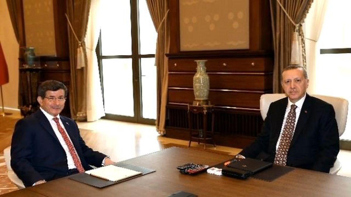 Cumhurbaşkanı Erdoğan, Başbakan Davutoğlu\'nu Kabul Etti