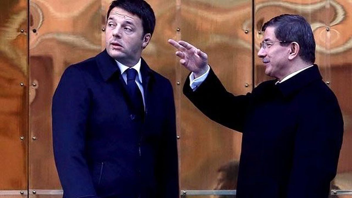 Davutoğlu ve Renzi\'den Ortak Basın Toplantısı