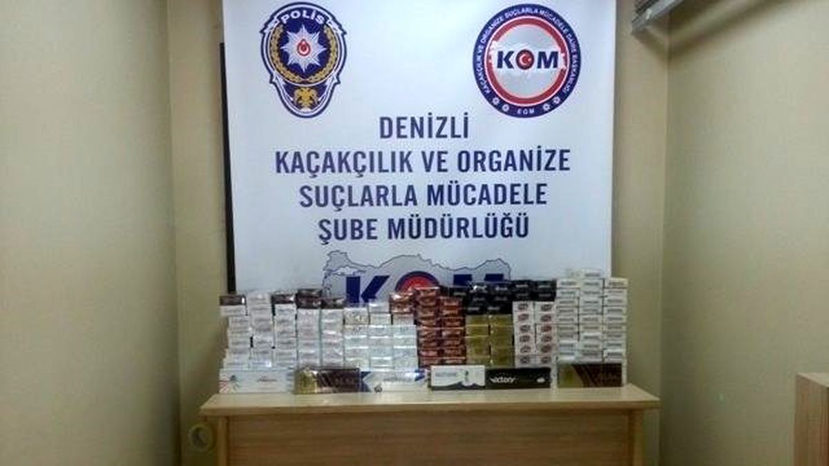 Denizli\'de 3 Bin Adet Kaçak Sigara Ele Geçirildi