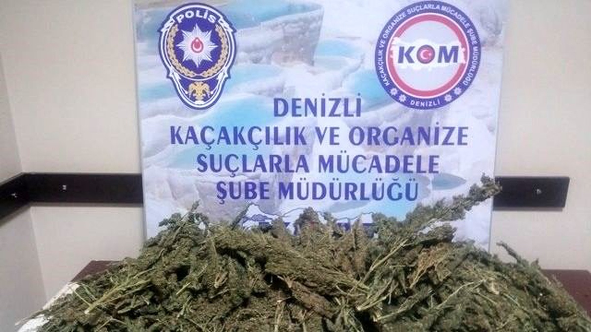 Denizli\'de Esrar ile Yakalanan 2 Kişi Tutuklandı