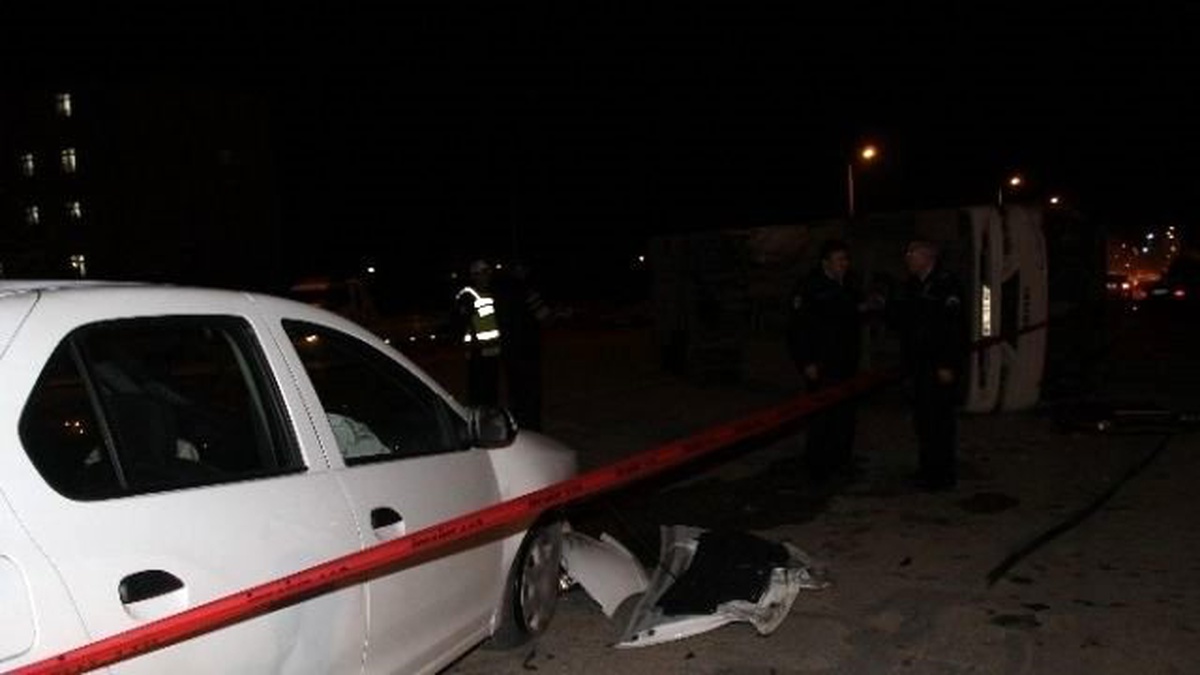 Denizli\'de İşçi Servisi Kaza Yaptı: 20 Yaralı