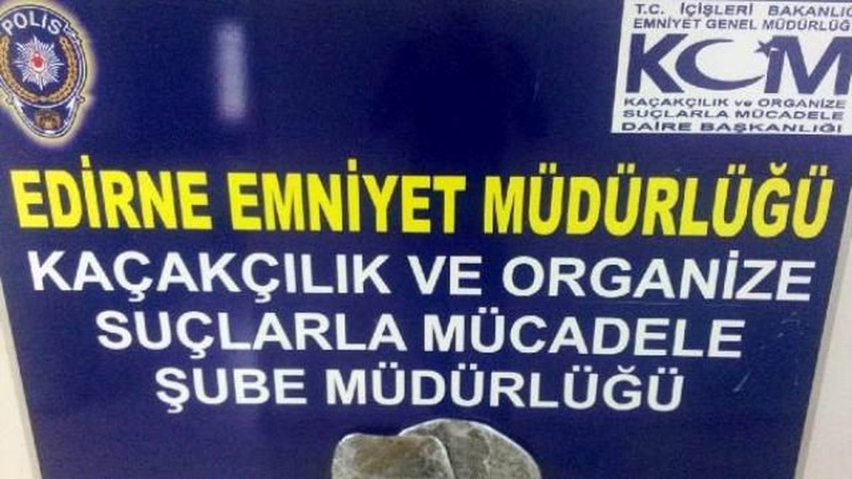 Edirne\'de Tır\'da 2 Kilo Afyon Sakızı, 1 Tutuklama