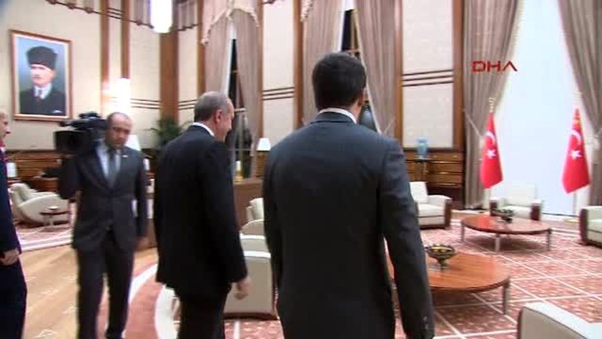 Erdoğan, İtalya Başbakanı Renzi\'yi Kabul Etti