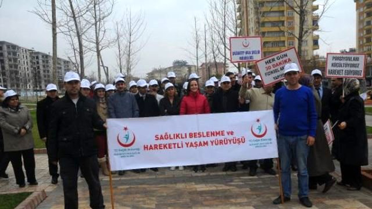 Gaziantep\'te Sağlıklı Yaşam Yürüyüşü