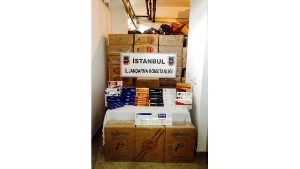 Jandarmadan 1,5 Milyon Liralık Kaçak Sigara Operasyonu