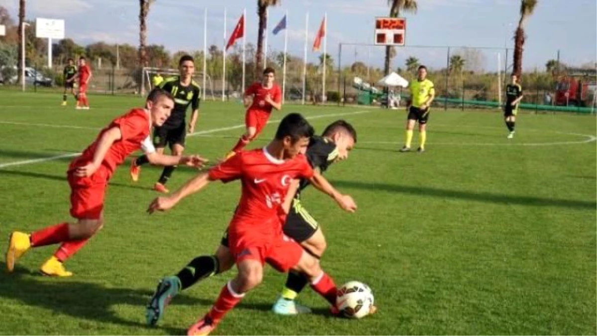 U16 Hazırlık Maçı İspanya-Türkiye: 1-1