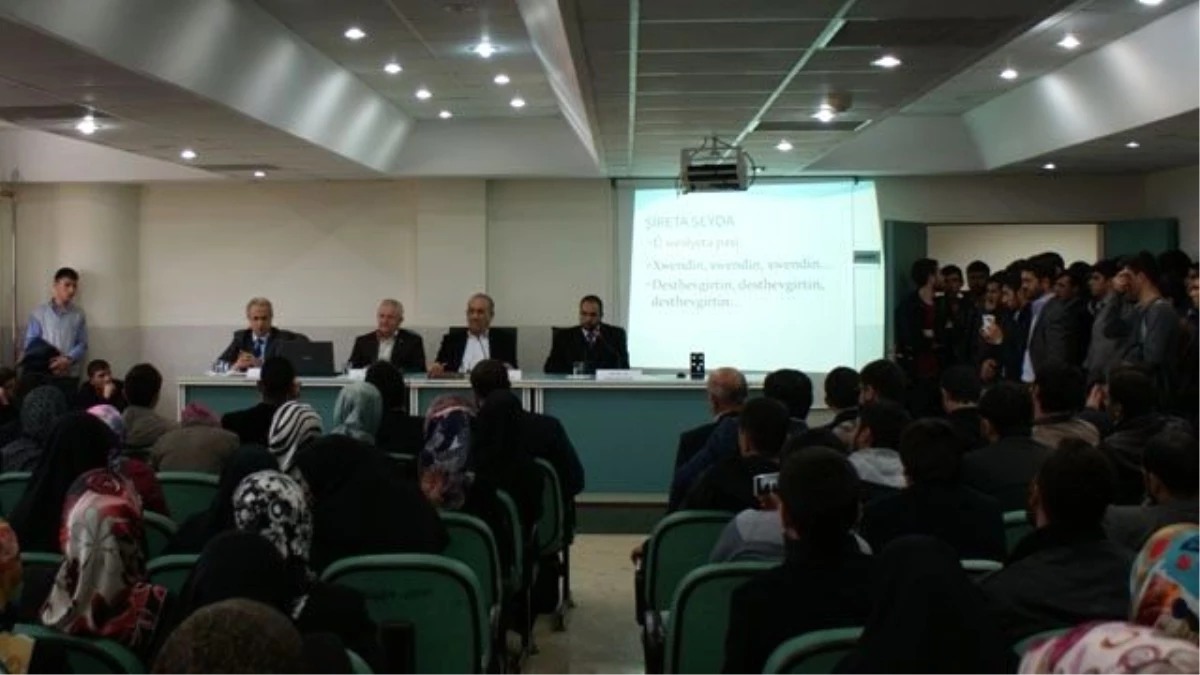 Harran Üniversitesi\'nde Üç Dilde Kardeşlik Paneli