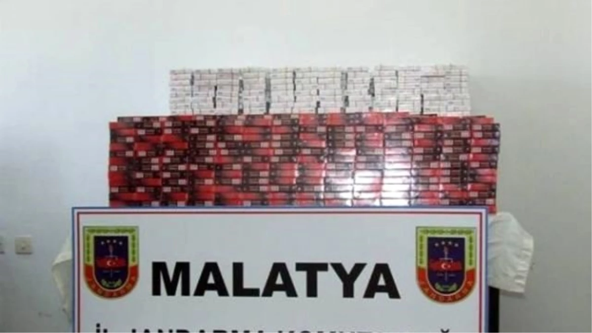 Malatya\'da 8 Bin Paket Kaçak Sigara Ele Geçirildi