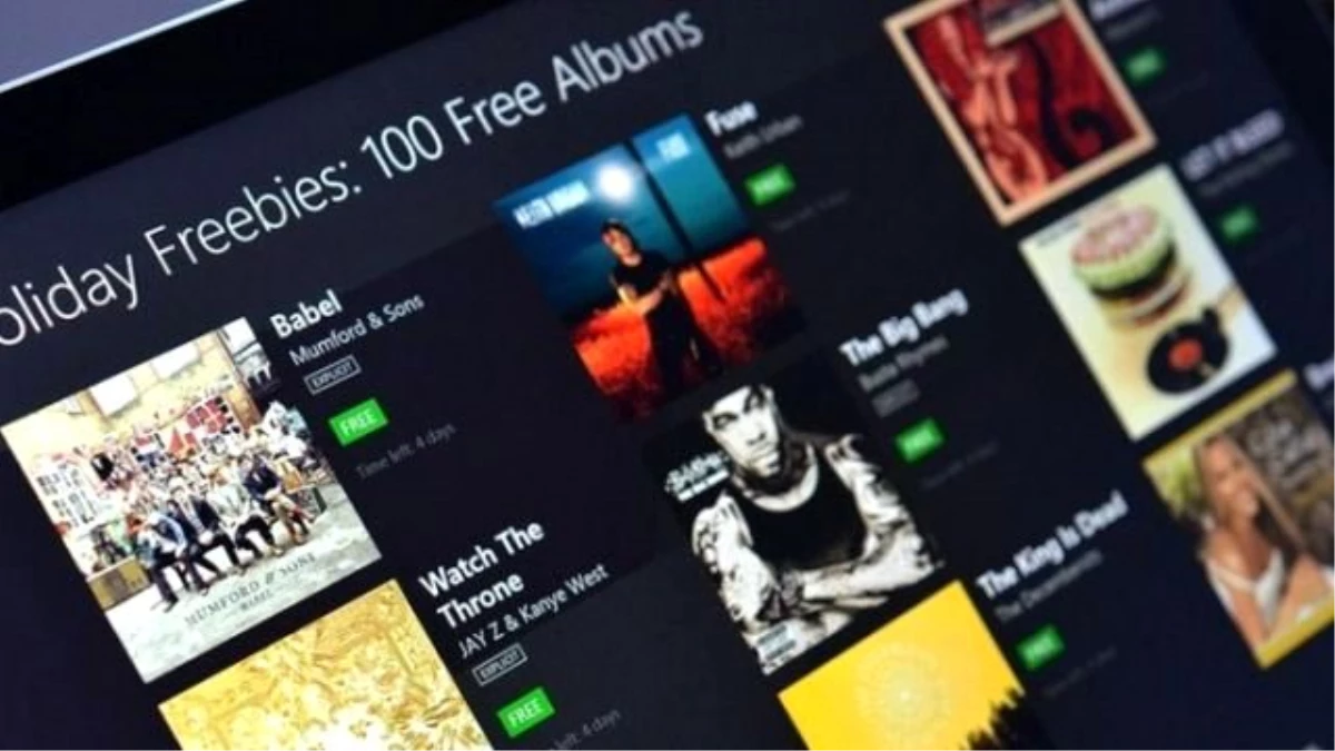 Microsoft Bedavaya 100 Müzik Albümü Veriyor