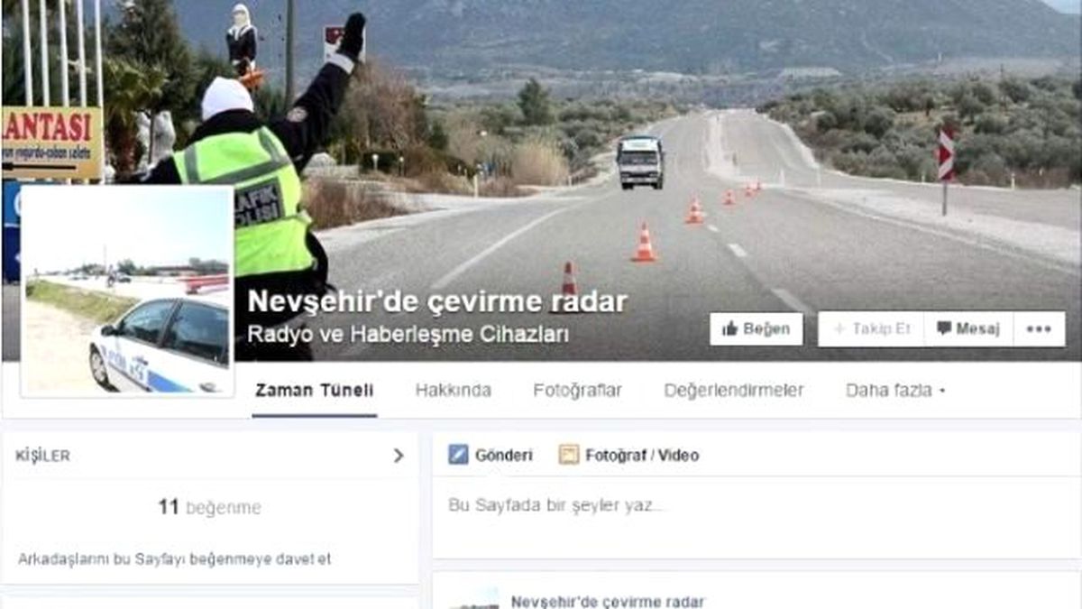 Nevşehir\'de Sürücüler Radardan Kaçmak İçin Facebook\'ta Grup Kurdu