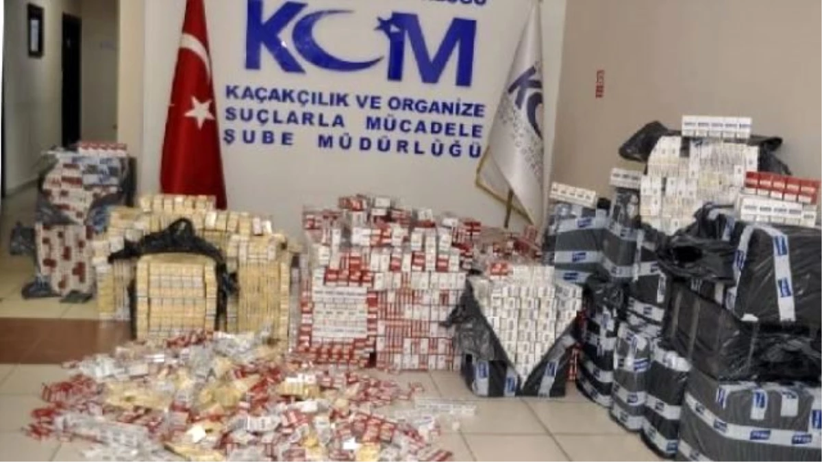 Samsun\'da 28 Bin 150 Paket Kaçak Sigara Ele Geçirildi