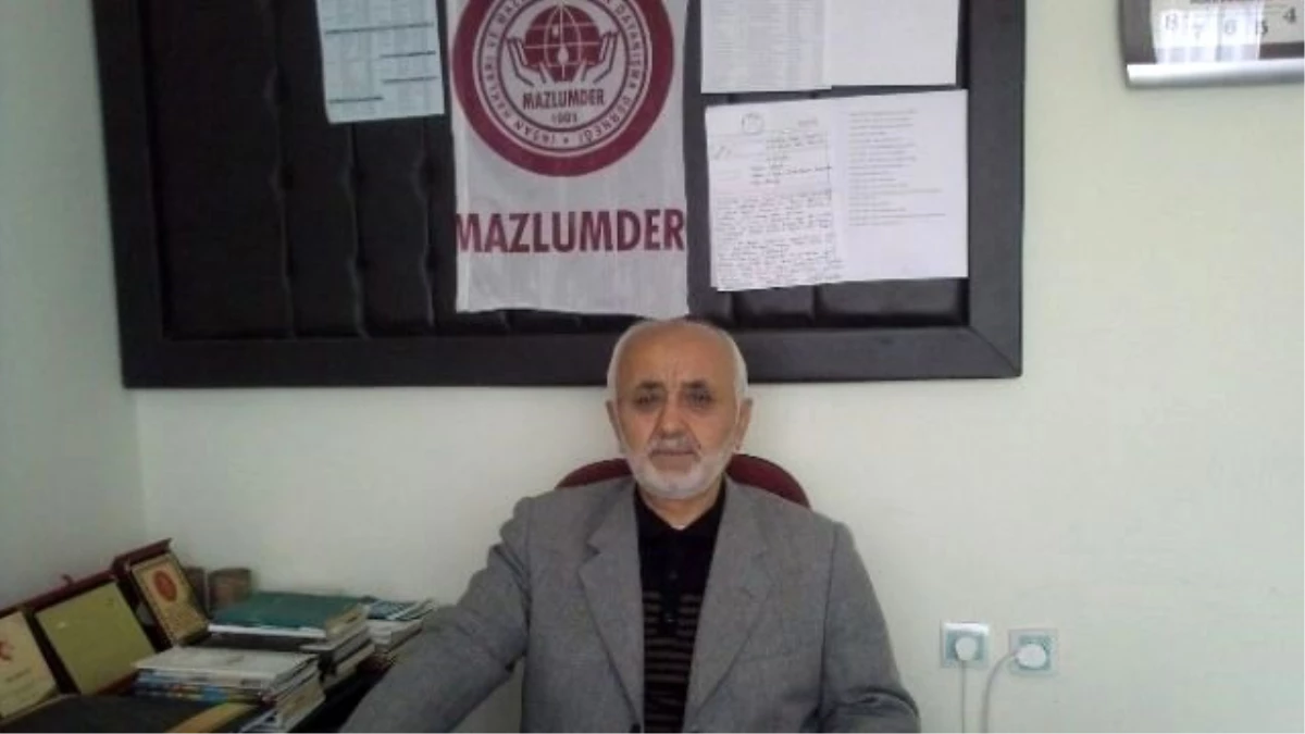 Mazlum-Der Kayseri Şube Başkanı Ahmet Taş Açıklaması