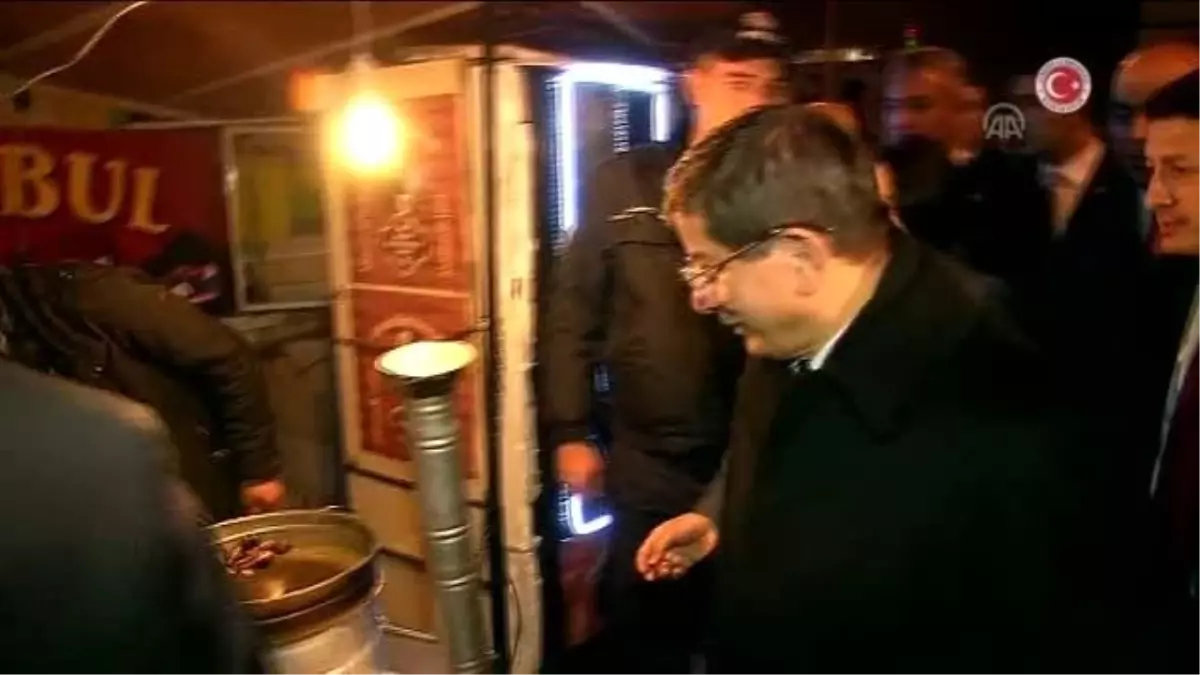 Başbakan Davutoğlu, Kestane Satın Aldı