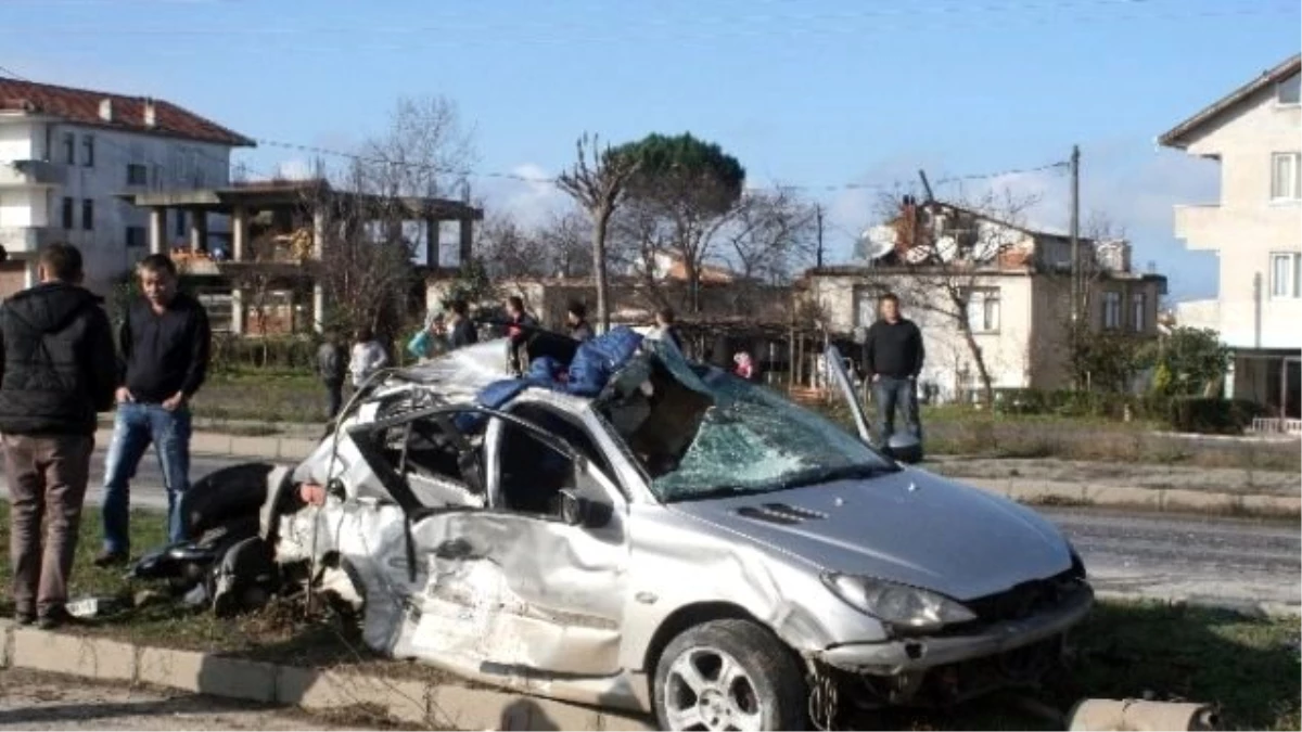 Bir Gün Önce Aldığı Otomobille Temizlik Kamyonuna Çarptı