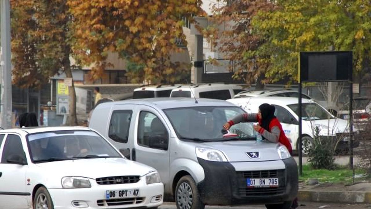 Şimdi de "Bayan Cam Siliciler" İş Başında