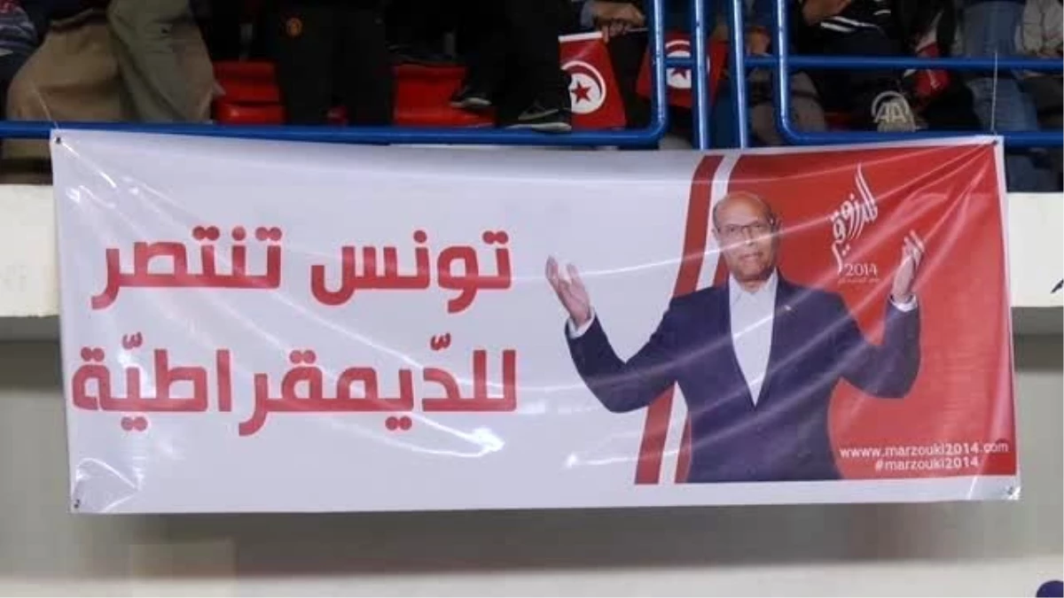 Tunus Cumhurbaşkanı Adayı Merzuki Seçim Kampanyası