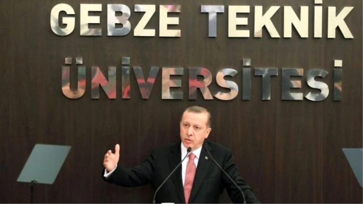 Cumhurbaşkanı Erdoğan, Gebze Teknik Üniversitesinde