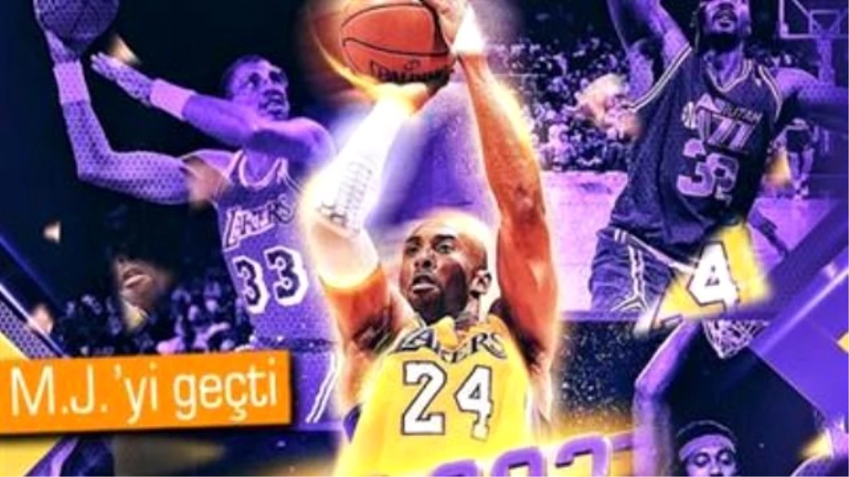 Kobe Bryant, Nba Tarihine Geçti