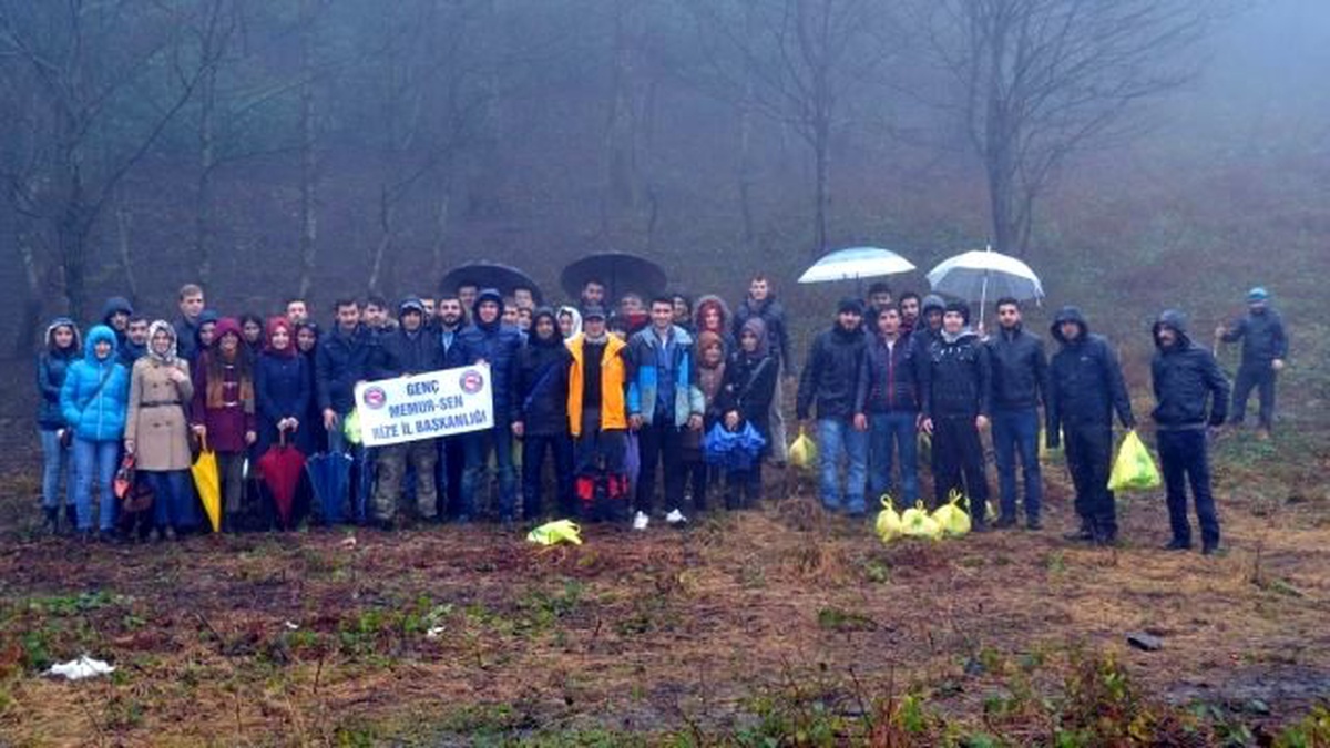 Rize\'de Öğrencilere Yönelik Doğa Yürüyüşü Düzenlendi