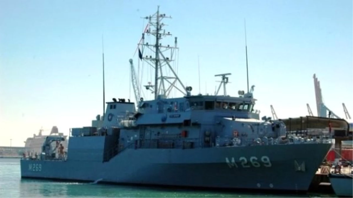 Tcg Anamur Mayın Gemisi Anamur\'a Geliyor