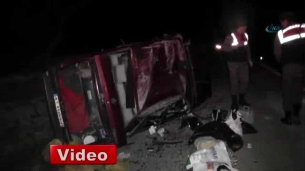 Konya\'da Tır ile Otomobil Çarpıştı: 6 Yaralı