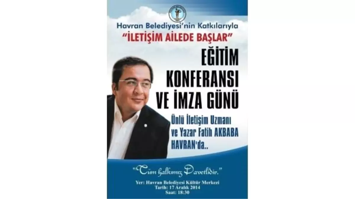 Havran\' da Aile İletişim Konferansı Verilecek