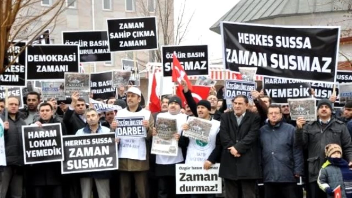 Isparta\'da Türk Bayraklı \'14 Aralık\' Protestosu