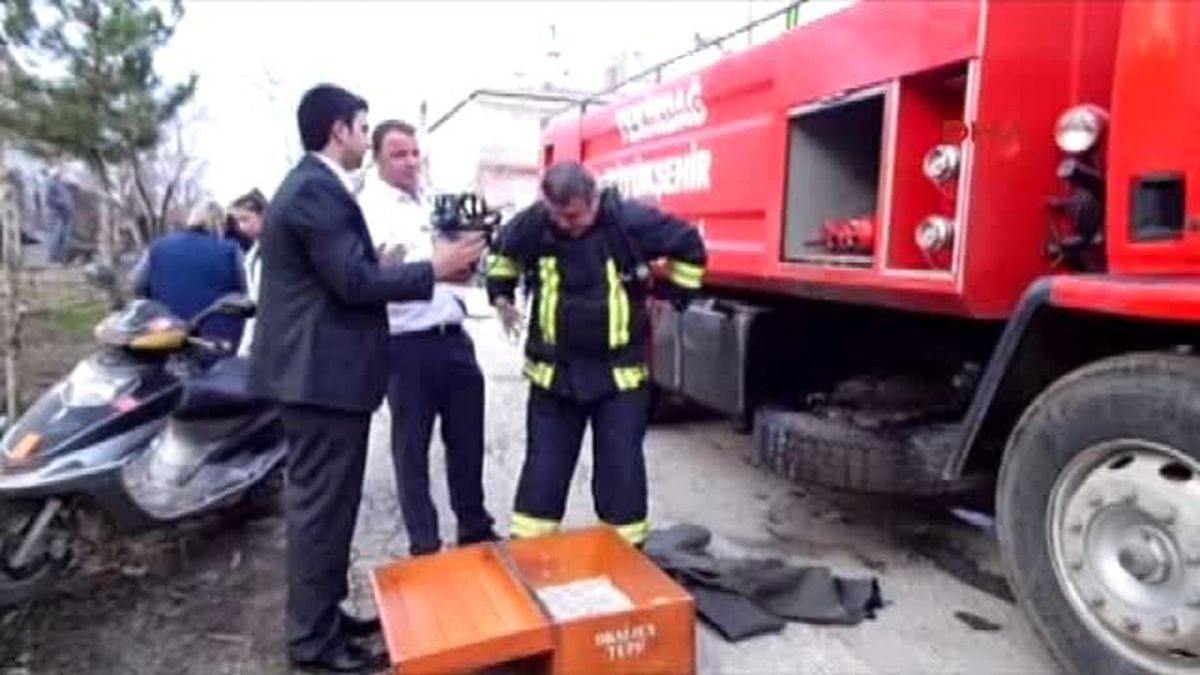 Malkara Devrilen Soba Yangın Çıkardı