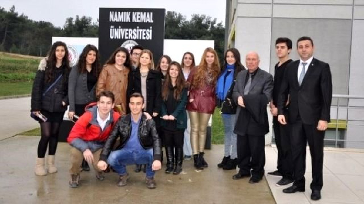 Tekirdağ Aydın Anadolu Lisesi Öğrencileri, Namık Kemal Üniversitesi\'ni Ziyaret Etti