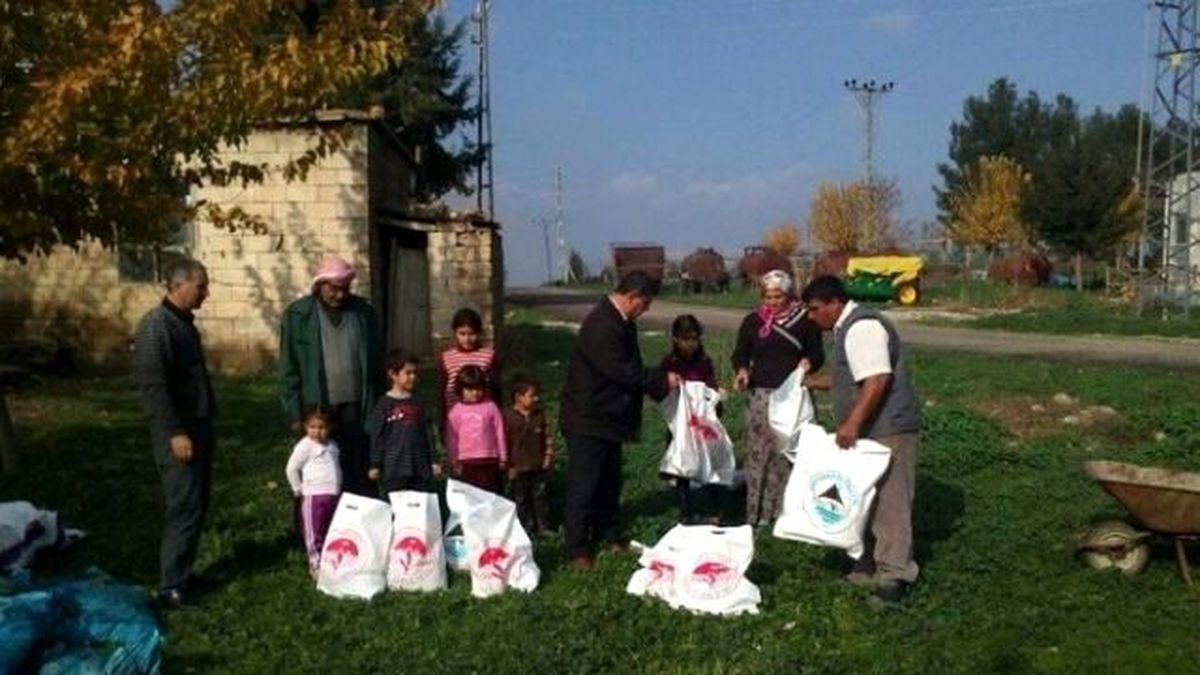 Togem\'den, Suriyeli Ailelere Yardım