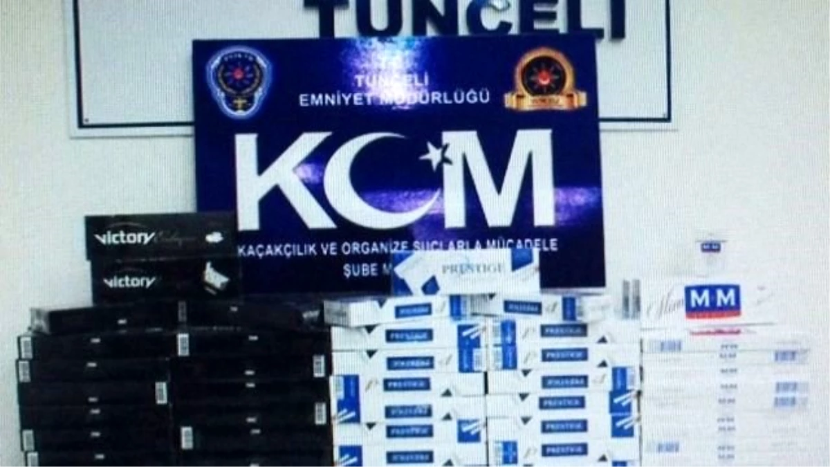Tunceli\'de Bin 531 Paket Kaçak Sigara Ele Geçirildi
