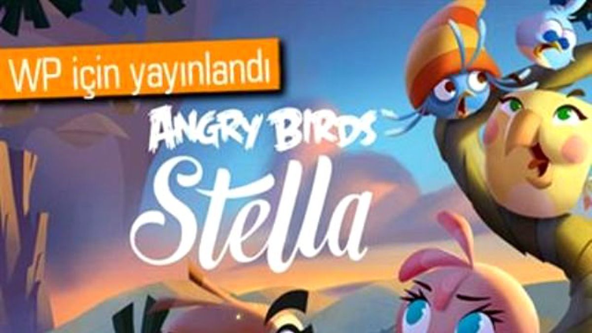 Angry Birds Stella Nihayet Windows Phone\'a Geldi
