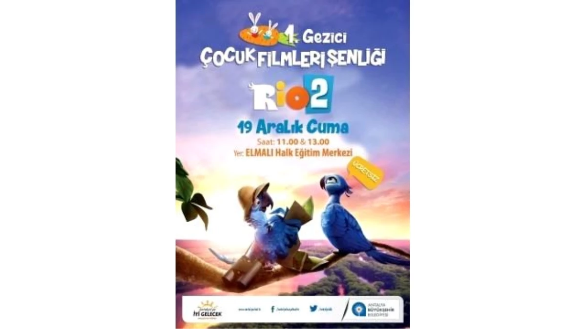 Büyükşehir Belediyesi Gezici Çocuk Filmleri Şenliği Düzenliyor